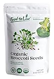 Food to Live Organic Broccoli Seeds for