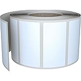 Royal Green Rectangular White Label Stickers to Write on, Color Coding Sticker Roll, Write On Labels for Folders, 1.57" x 0.75" Blank Name Tags for Office Supplies & Organization, 500-Pack (White)