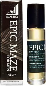 AL ANEEQ Epic Maze Perfume Oil for Men Fragrance Oil 10ml view 3