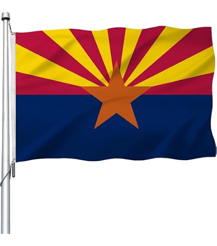Amazon.com : XIFAN Double Sided Arizona State Flag 3x5 ft, Heavy