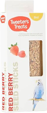 Tweeter's Treats Seed Sticks for Budgies Red Berry Pack of 2 view 3