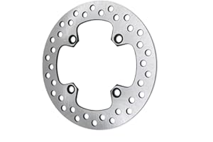 evomosa Stainless Steel Rear Brake Disc Rotor for 400cc LT-Z 400 Quad Sport 2002-2002 CRF230L CRM250 XR250R XR400R/600