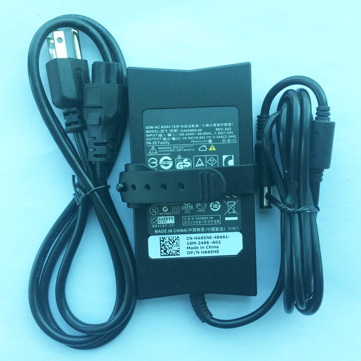 Amazon Com Genuine Laptop 65w Ac Adapter 19 5v 3 34a Pa 2e Family Charger For Dell Latitude D5 D530 D531 D6 D630 D630 Xfr D631 E40 E4300 E4310 E5400 Power Supply Computers Accessories