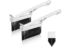 CLEANGOR Grout Cleaner Brush V Shape, Stiff Grout Cleaning Brushes for Tile Floor,Magic Brush, Bathroom Accessory, Cleaning Tools, Grout Scrub Brush Set for Shower, Bathroom, Kitchen, Household Use