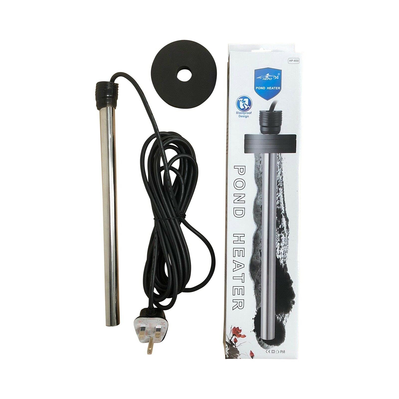 Hepo Pond Heater Floating for Koi Fish Pond Winter Anti Ice 150w / 300w / 600w (150w) — image 1