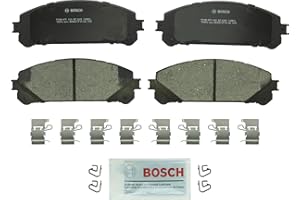 Bosch BC1324 QuietCast Premium Ceramic Disc Brake Pad Set For: Lexus NX200t, NX300h, RX350, RX450h; Toyota Highlander, Sienna