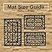 DII Rubber Doormats Collection All Weather, 18x30, Iron Heart