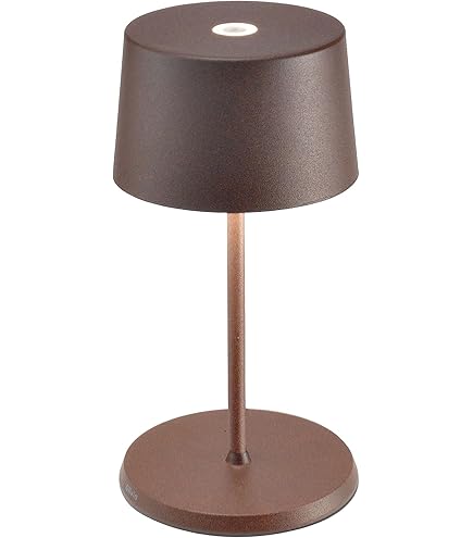 Zafferano, Olivia Pro Lamp, Rechargeable Cordless Table Lamp with