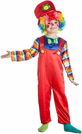 Disfraz Payaso Talla 3 4 Anos Amazon Es Juguetes Y Juegos