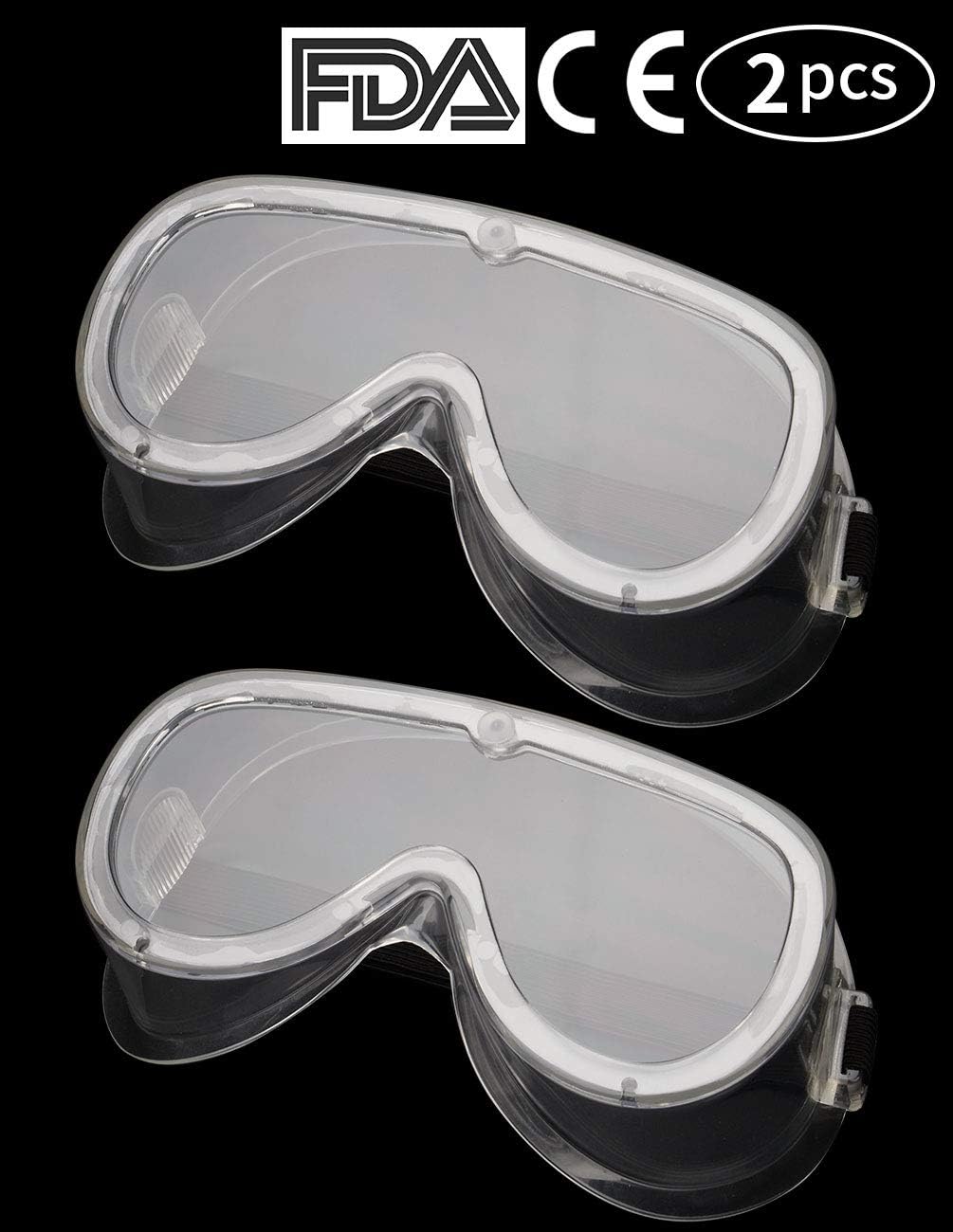 Occhiali di protezione Occhiali Trasparenti di Protezione Regolabili  Anti-nebbia per Uomo Donna e Gioventù Maylisacc 2 Pack Occhiali Protettivi  da Lavoro urban-earth.co.uk