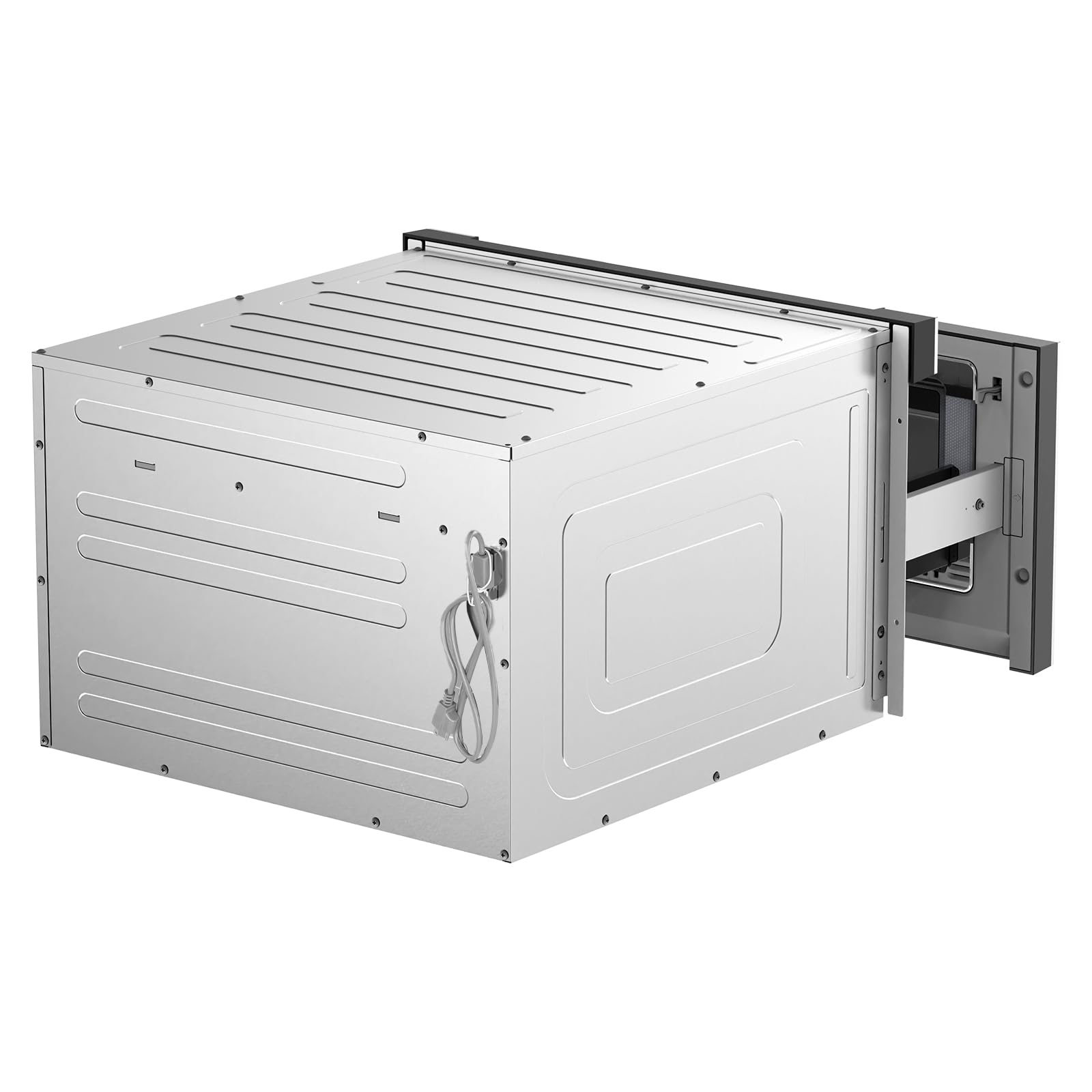 GASLAND 1.2 cu. ft. Microwave Drawer 24 Inch, 1000W Built in Drawer Microwave, Under Counter Microwave, Under The Cabinet Microwave with 11 Custom Cooking Levels, Touch Controls, Stainless Steel