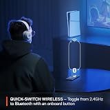 SteelSeries Arctis Nova 5 Wireless Headset 2.4GHz Bluetooth 60W Battery White view 4