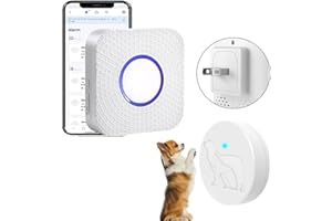 EverNary WiFi Smart Dog Door Bell for Potty Training,Tuya Wireless Dog Doorbell for Door, Doggie Doorbell to Go Outside, Waterproof Touch Button with Large Area (only Supports 2.4GHz WiFi)