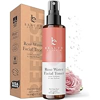 Hydrating Rose Water Face Mist with Witch Hazel & Cucumber - USA Made with Natural & Organic Ingredients Facial Spray, Alcoho