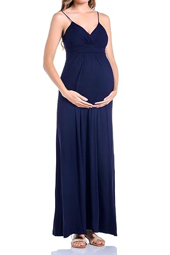 empire waist dress pregnant Burgundy Wrap Front Empire Waist Maternity Maxi Dress main image 1