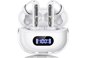 MAOTAIPLUS Wireless Earbuds with Translucent tech, Bluetooth Headphones Air Ear Buds Pods P1 PRO 3rd Generation Clear Call, IPX7 Waterproof Earphones 30H Playtime iPods for iPhone Android Samsung TV