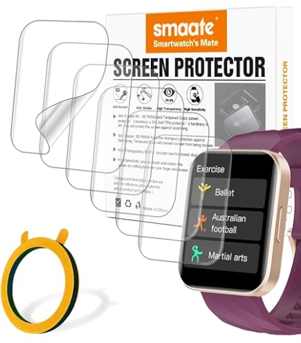 Schutzhülle Für Ruimen D1 Smartwatch – 4,7 Cm, Mit Displayschutzfolie, TPU-Rahmen, Kratz- Und Stoßfest