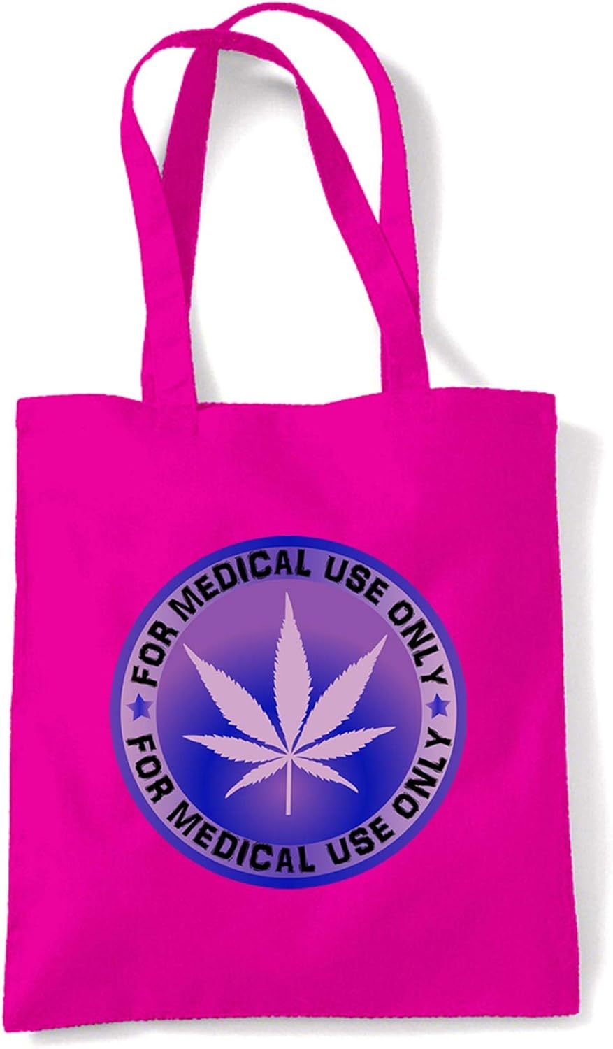 Marijuana Medical Use Only Cannabis Tote Shoulder Shopping Bag (Hot