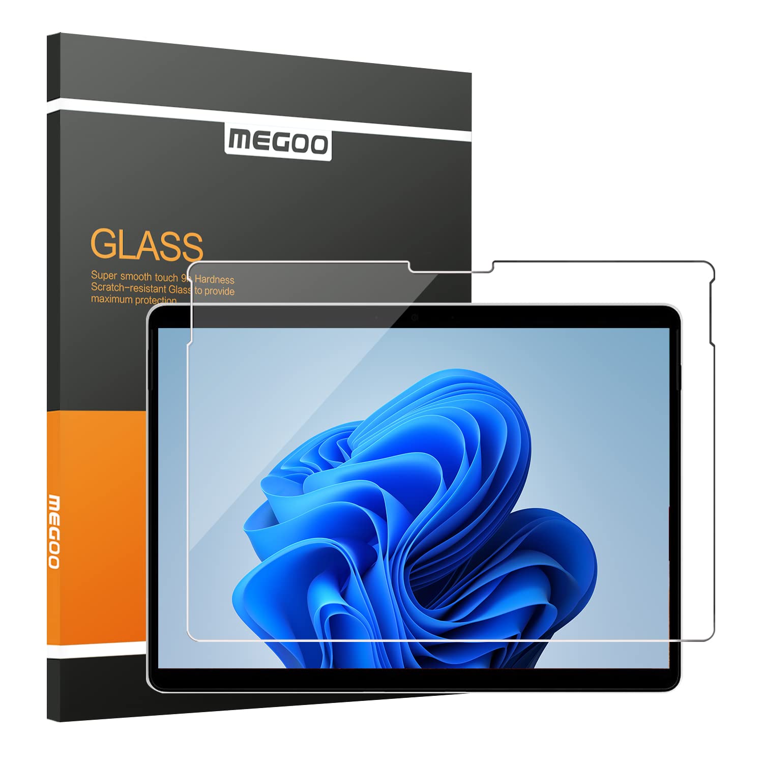 MEGOO Screen Protector For Surface Pro 11/Surface Pro 9/Pro 10,Pro 8/Pro X, Tempered Glass/9H Hardness/Protect Your Surface Pro 13 Inch