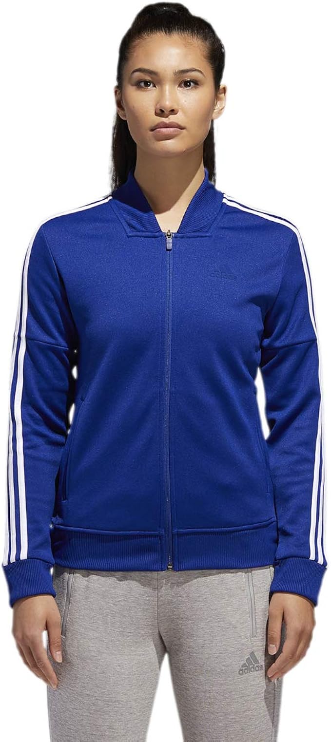 faux leather jacket blue