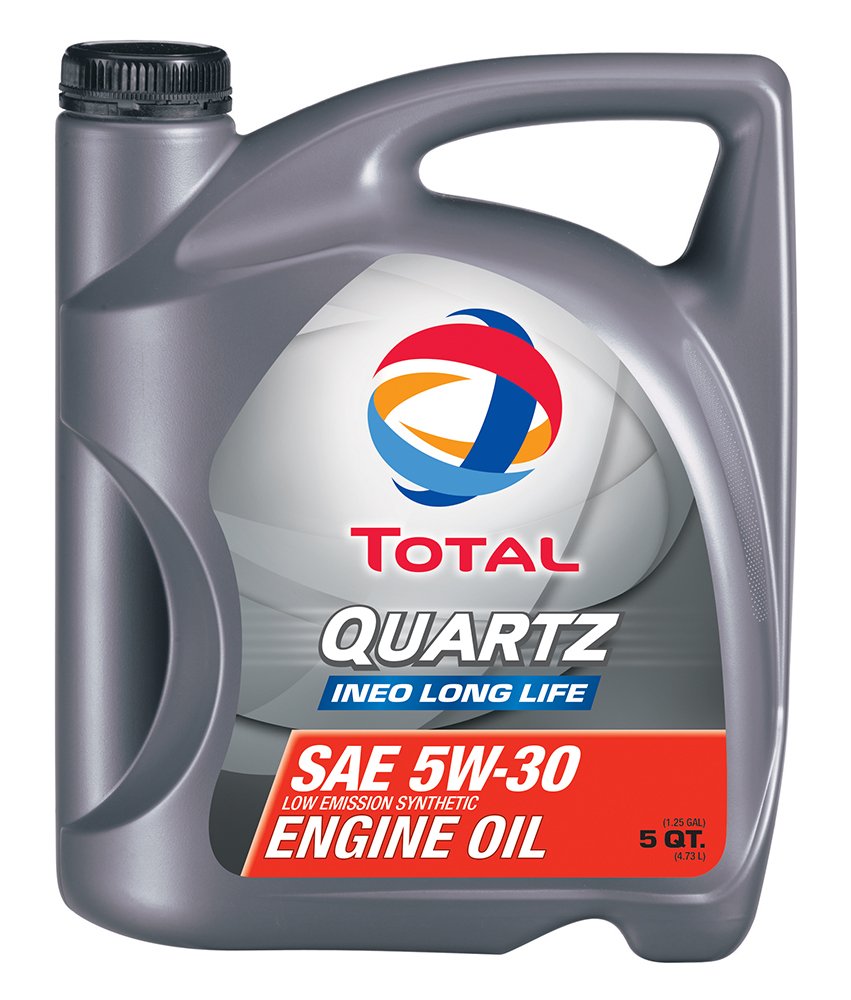 Total (188058-5QT) Quartz INEO Long Life ACEA/API 5W-30 Engine Oil