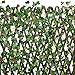 Yebazy 5 Pack (40 Foot) Big Atificial Ivy Leaves Fake Ivy Greenery garlands Hanging Plant Wedding Party Garden Outdoor Home Decor