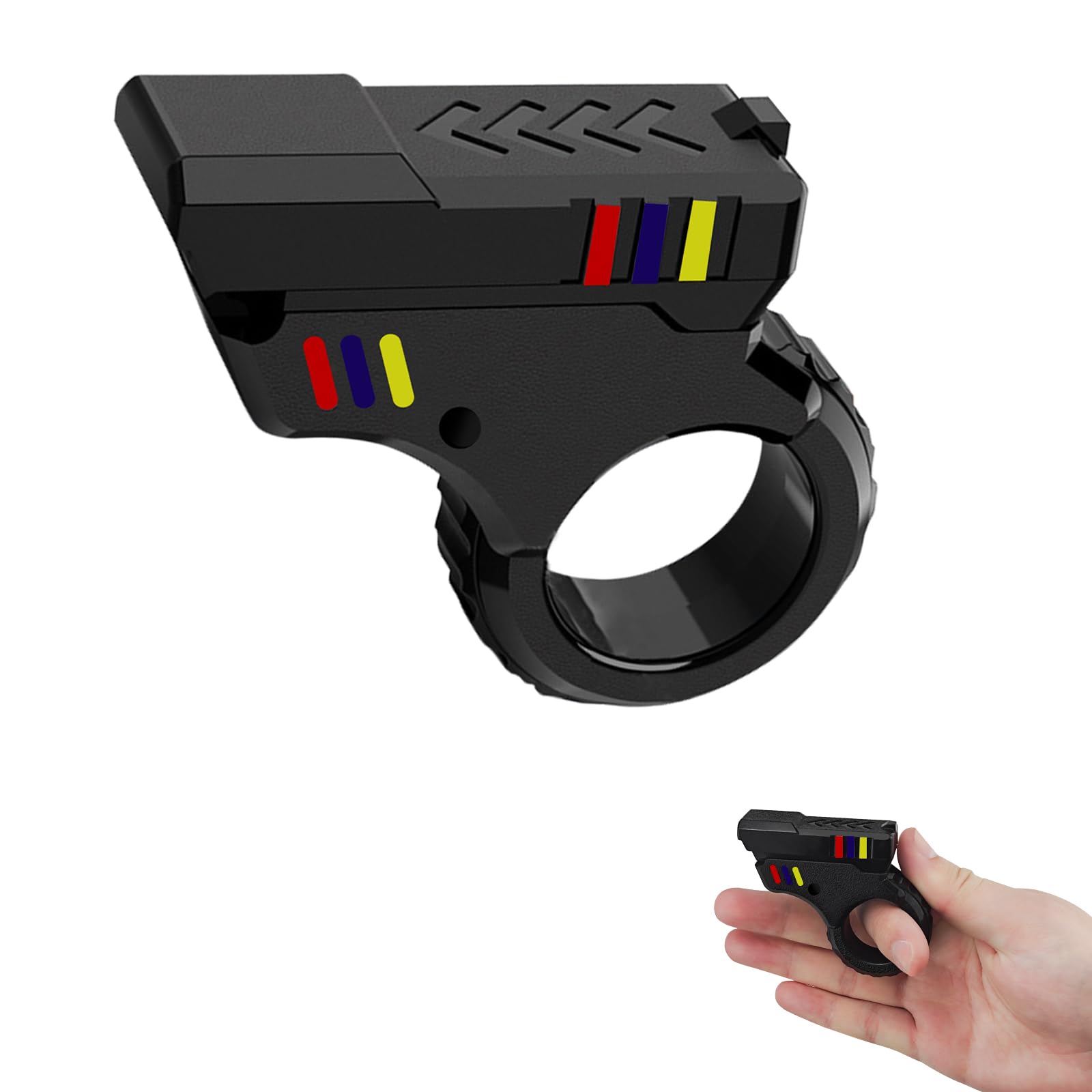 Fidget Slider Gun Toy - 3D Printed Zoom Gun Fidget Toy, Stress Relief Toys, Adult Fidget Gadgets, Fidget & Finger Toys, Portable Fun Anxiety Pressure Relieving Toy for Autism Adults Kids（Multicolor）