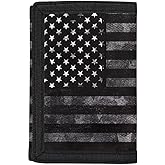 Coldinair Vintage American Flag Boys Wallets for Kids 9-12 Camo Small Trifold Wallet for Boy Teens Travel Accessories for School Coin Case
