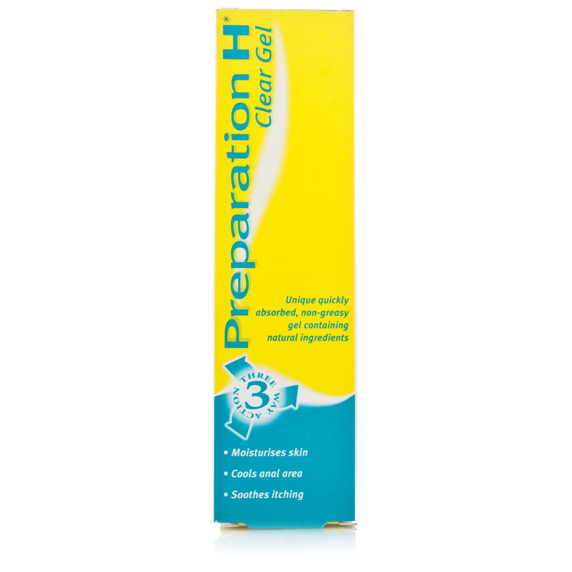 Preparation H 3 Way Action Clear Gel for Sore Skin 50g
