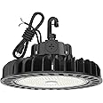 HYPERLITE UFO LED High Bay Light 200W 29,000LM (145LM/W) 1-10V Dimmable, UL Listed 4000K High Bay LED Light for Shop Gym Stadium Exhibition Hall, Alternative to 850W MH/HPS, 5-Year Warranty