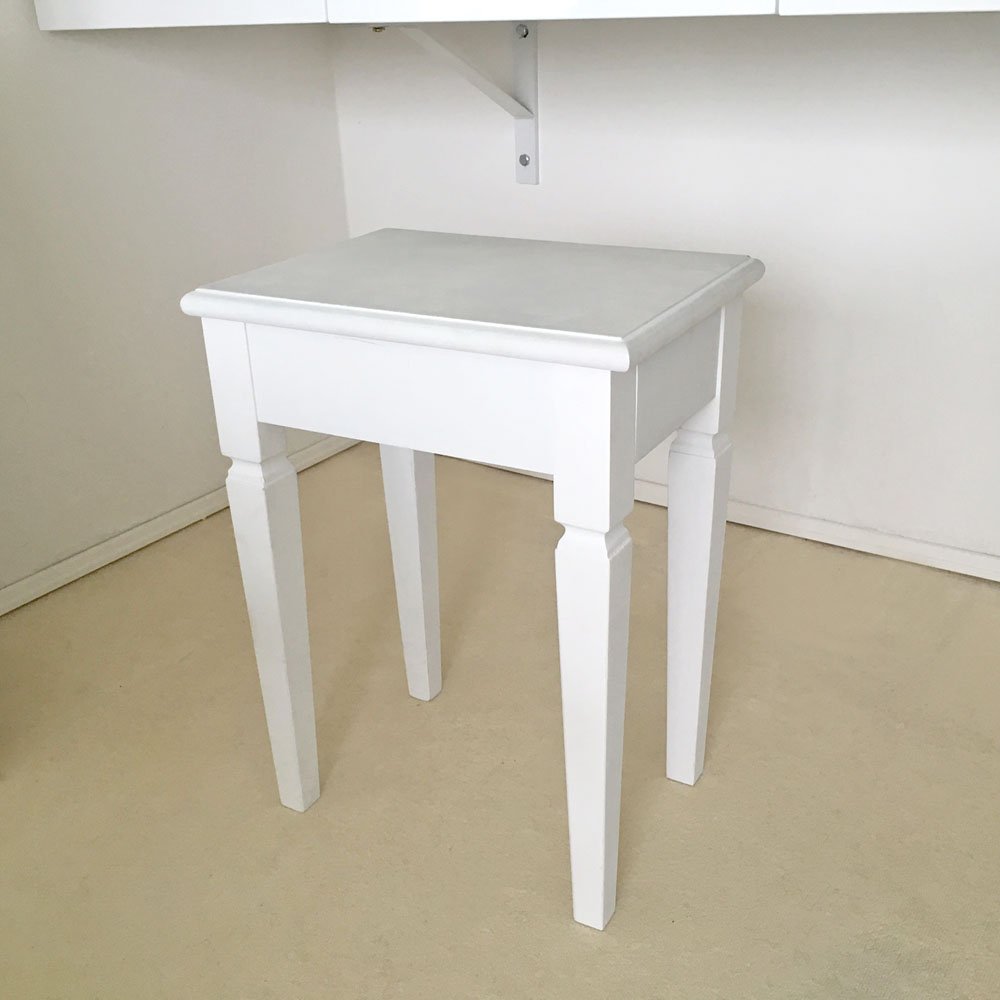 hocker in weiß aus holz für schminktisch - Bestseller Shop für Möbel