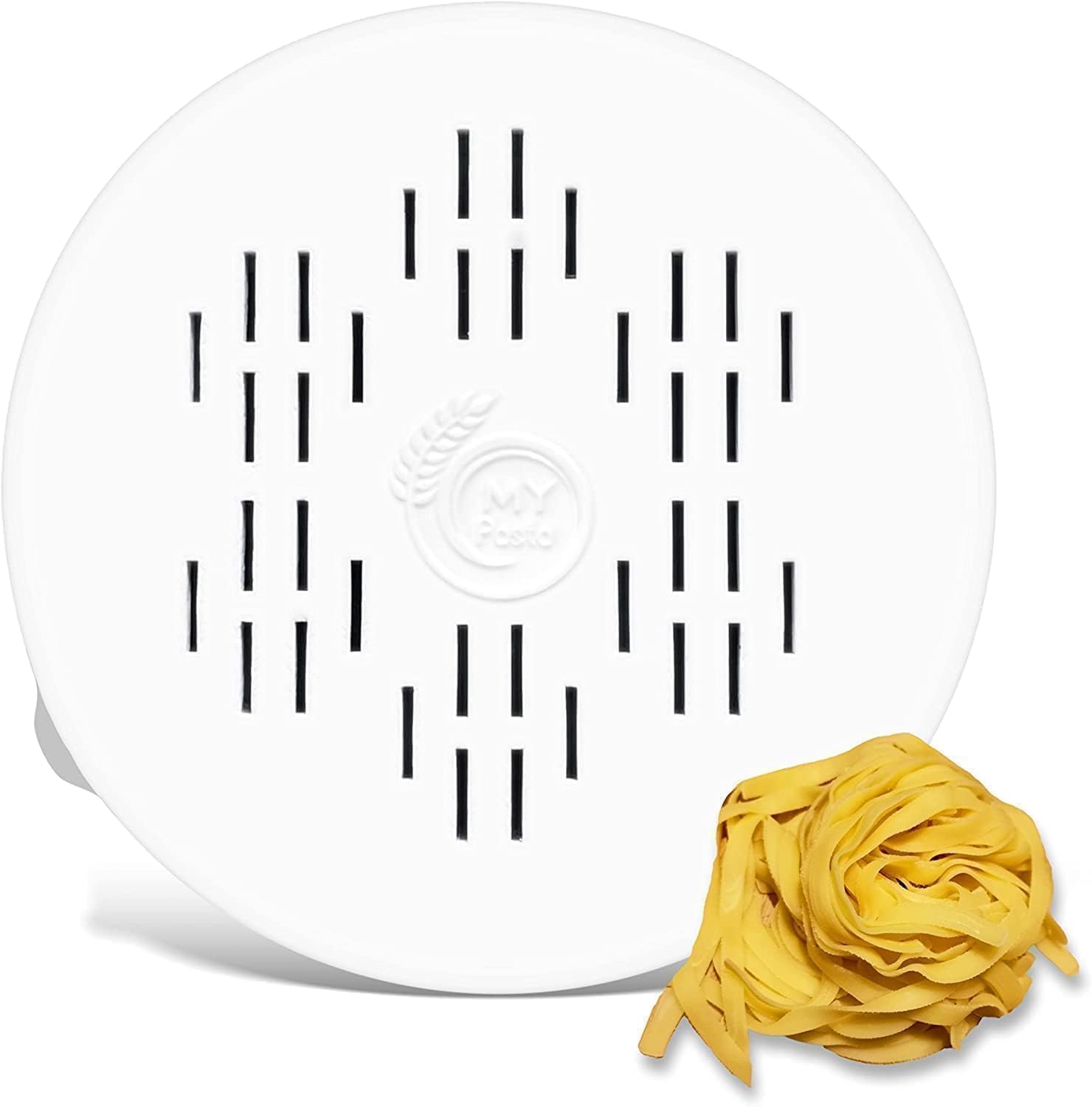 MY Pasta - Narrow Ribbon Noodles - Compatible with Philips 7000 Pasta Maker Pasta Disc Avance Matrix Pastadisc for Homemade Pasta Noodles Soup Garnish