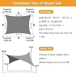 Colegence 16'x20' Rectangle Sun Shade