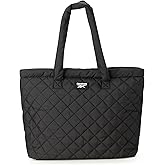 Reebok Womens Tote Bag - Lightweight Carry On Quilted Puffer Tote Bag for Travel, Work, Travel and Everyday Use
