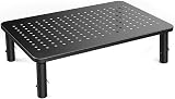 HUANUO Monitor Stand Ergonomic Laptop Stand 3 Height Settings Mesh Platform view 1
