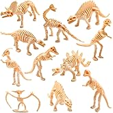 WELANE Dinosaurs Model Toys, 24 PCS Dinosaur Fossil Skeleton for Dino Sand Dig, Party Decorations (About 7cm/2.75in)