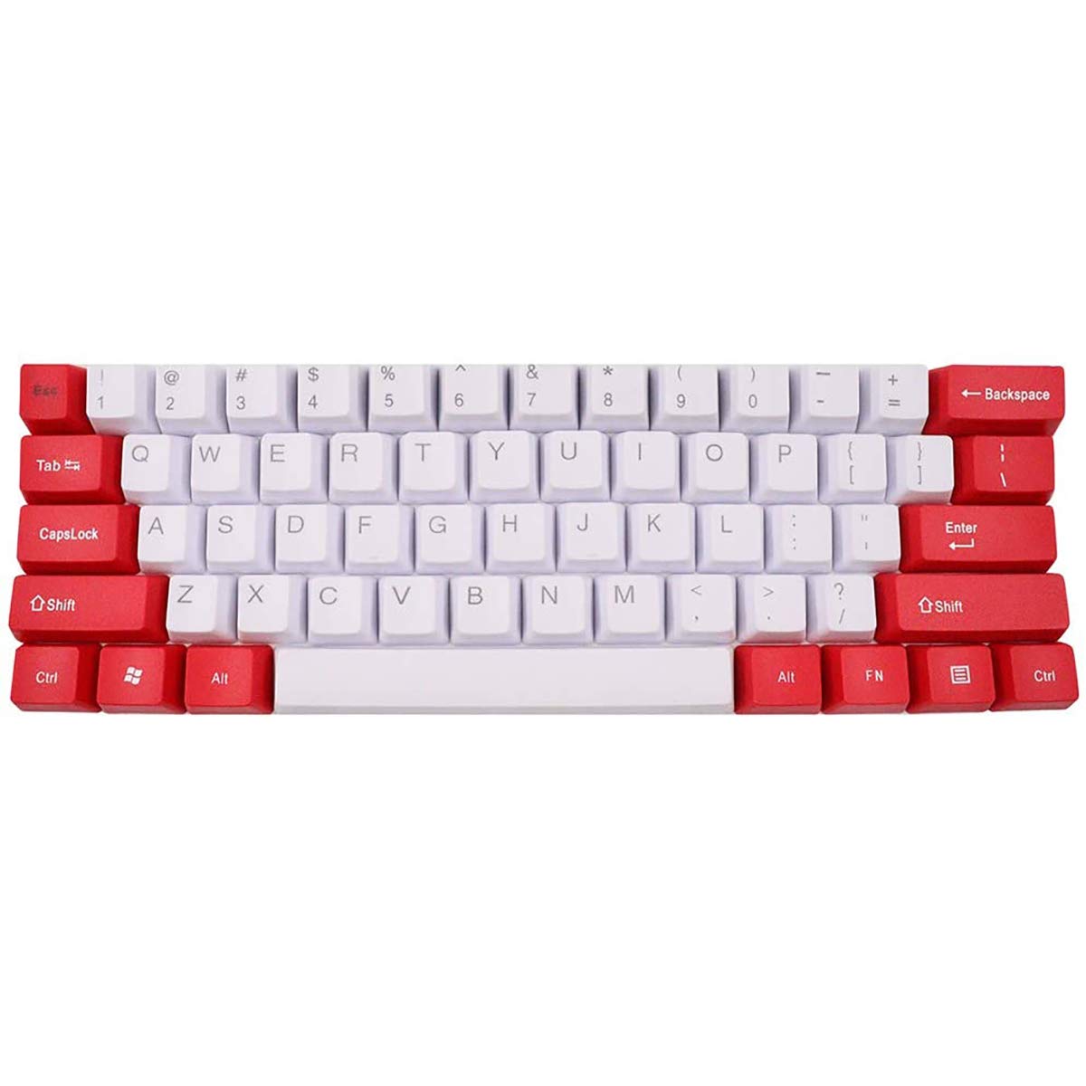 61keys ANSI Layout OEM Profile keycaps PBT Key Cap for MX Switches
