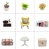 CUTEROOM DollHouse Kit Miniature with Furniture Dust Cover DIY Project view 5