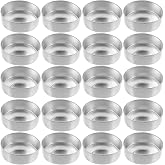 500pcs Round Tin Tea Light Cups Empty Case Candle Wax Containers Candle Mold Model DIY Wax Candles Tealight Accessories
