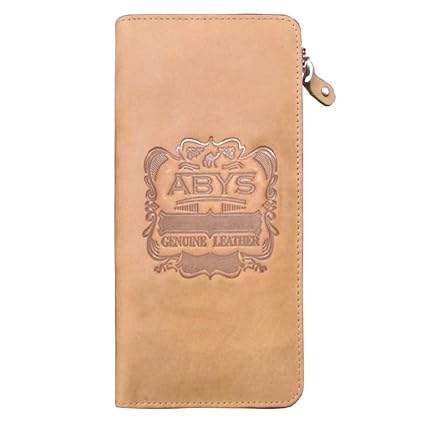 ABYS Genuine Leather Women Tan Wallet||Hand Bag||Mobile Holder||Clutch