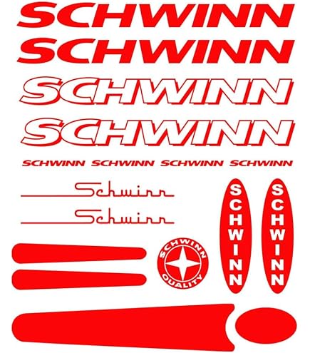 for SCHWINN set Bike stickers frame protector decals (black) : Sports & Outdoors