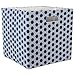 DII Collapsible Polyester Storage Cube, Honeycomb, Blue, Large