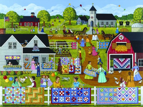 SunsOut 61301 1000 Piece Annual Quilt Sale Jigsaw Puzzle