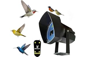 FXNFXLA Outdoor Laser Bird Chaser, Automatic Bird Repellent Laser Deterrent, Airports Bird Scare Devices, Waterproof Bird Det