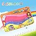 Aquadoodle Mat Aqua Doodle Mat, Kids Toys Large Water Drawing Mat Toddlers Painting Board Writing Mats in 6 Colors with 2 Magic Pens and 1 Brush for Boys Girls Educational Size 34.5