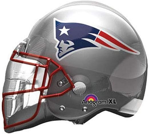 Amazon Com Anagram Nfl New England Patriots Football Helmet Foil Balloon 21 Multicolored Kitchen Dining