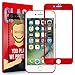 Lexvss Red Screen Protector[1Pack]3D Full Cover Bubble-Free No Warp,for iPhone7 - Men Packaging