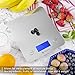 Etekcity Large Food Scale Digital Kitchen Weight Grams and Ounces for Baking and Cooking Stainless Steel, Blue Display