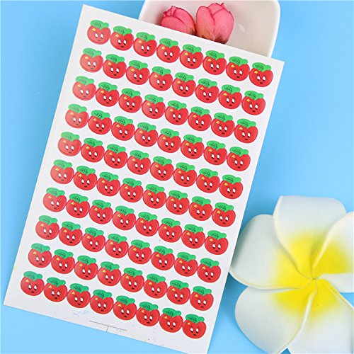 5 Pcs/Pack Cartoon Stars Fruits Reward Adhesive Stickers Memo Pad Children Toys Scrapbook Gift - Thumbnail 2