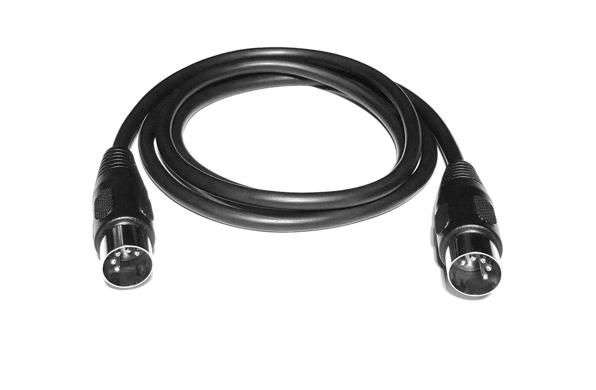 Midi 1m 5-pin Din Audio Cable Lead Cord. 5 Cores. For Electronic Instruments: Keyboards, Synths, Sequencers, Electronic drums, Drum machines, Effect Processors, Samplers, Multi-Effects etc. by OME
